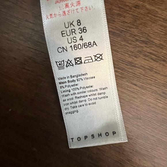 Topshop Cream, butter yellow Culottes - Picture 6 of 6